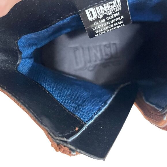 Dingo Women's Western Booties Buck The Rules Snip Toe Tan Size 8 Suede - Picture 11 of 13